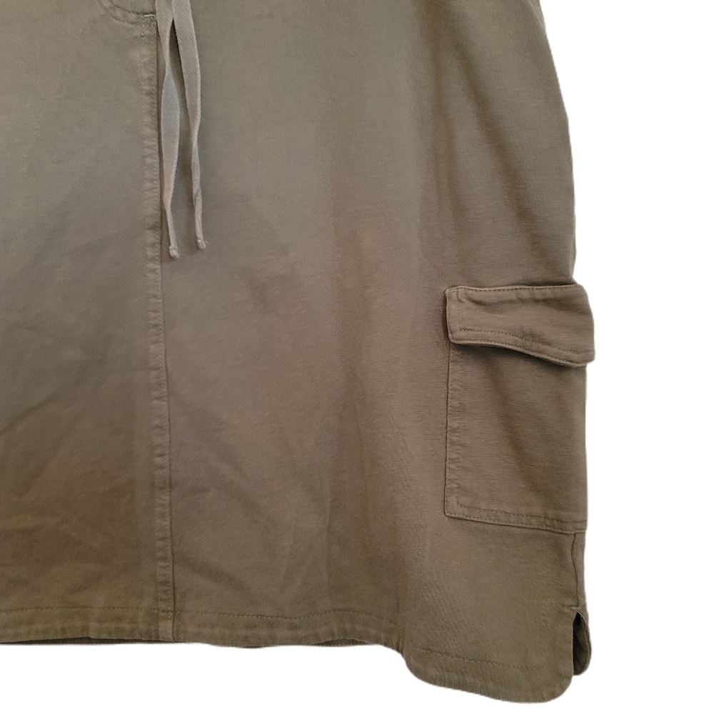 J Jill Skirt Womens S Small Olive Pull On Mini Pockets - Picture 3 of 4